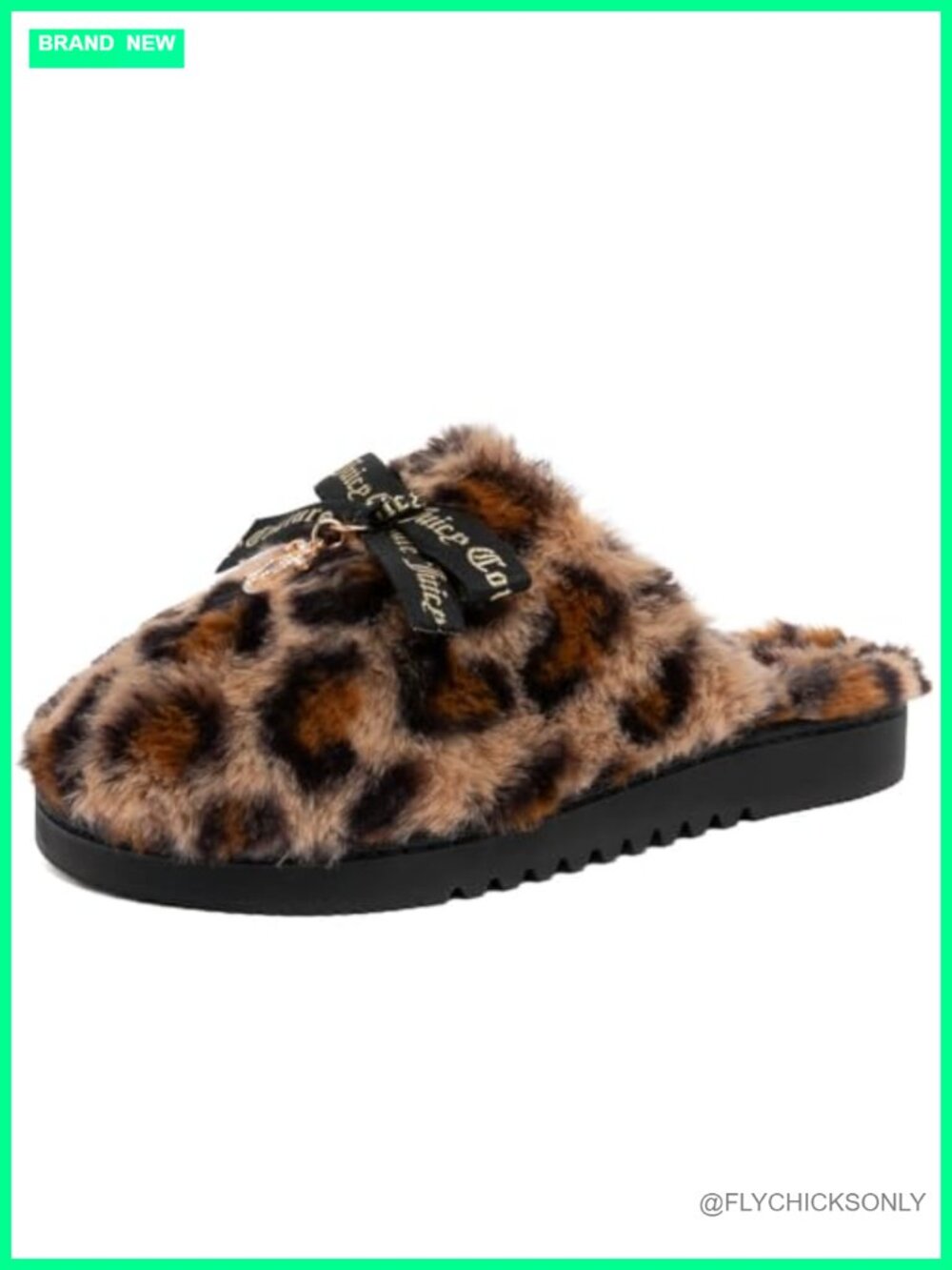Plush Faux Fur Slippers, Soft Fuzzy Closed-Toe for Warmth, Comfortable House